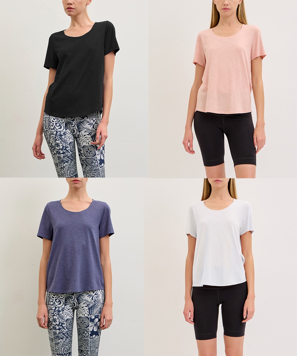 BAMBOO COTTON ROUND TEE PACKDEAL